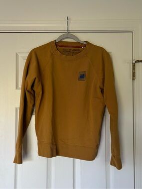 Patagonia Men's Crewneck Sweatshirt in Mustard Brown